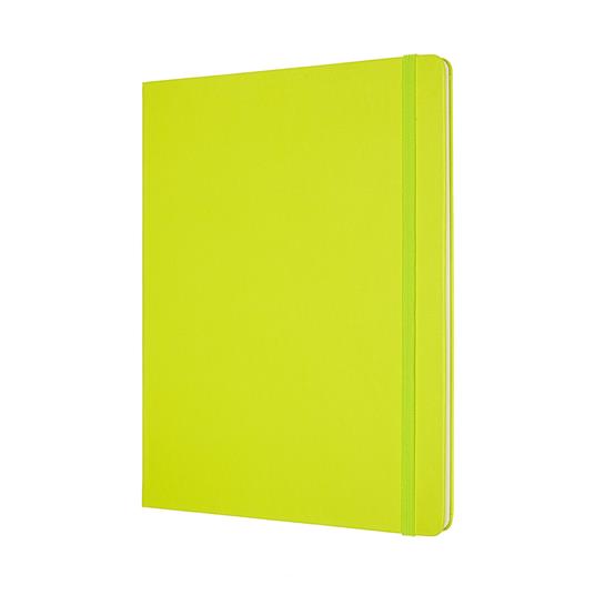 Taccuino Moleskine a pagine bianche X-Large copertina rigida Lemon. Verde - 2