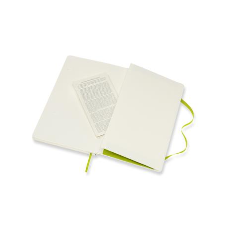 Taccuino Moleskine a righe Large copertina morbida Lemon. Verde - 5