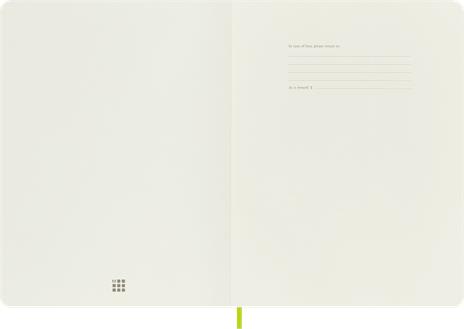 Taccuino Moleskine a righe X-Large copertina morbida Lemon. Verde - 2
