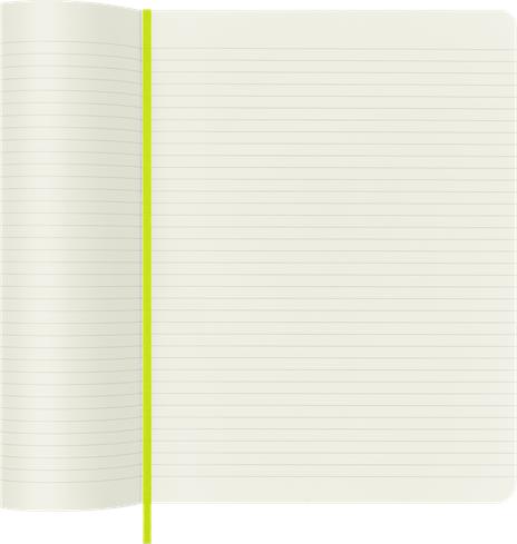 Taccuino Moleskine a righe X-Large copertina morbida Lemon. Verde - 3