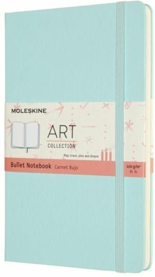 Taccuino Moleskine Art Bullet Large Copertina rigida Acquamarina