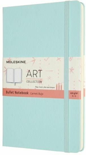 Taccuino Moleskine Art Bullet Large Copertina rigida Acquamarina