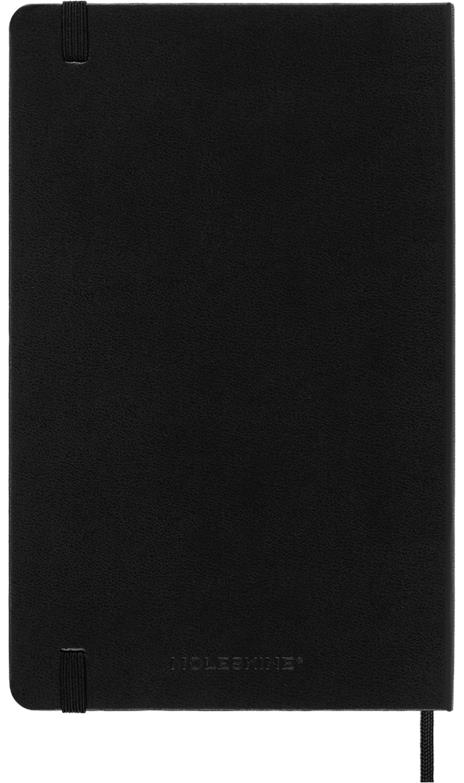 Taccuino Large Nero Doppio Layout a Righe e Pagine Bianche, Mixed (Ruled-Plain), Large 13X21, Hard, Black - 5