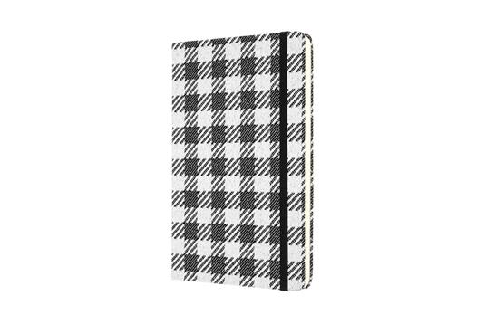 Taccuino Moleskine Blend 20 Limited Collection Large A righe copertina rigida. Check Pattern Grigio - 2