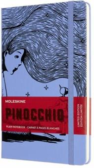 Taccuino Moleskine Limited Edition Pinocchio Large Copertina Rigida A pagine bianche Fata Turchina