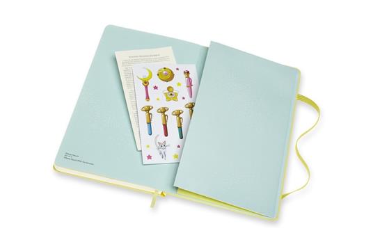 192 Pagine Colore Nero Moleskine Taccuino in Edizione Limitata Sailor Moon Luna Formato Grande 13x21 cm Layout Bianco e Copertina Rigida