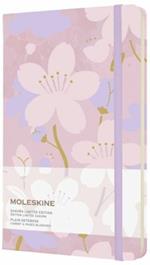 Taccuino Moleskine Limited Edition Sakura Large Copertina Rigida A pagine bianche Viola