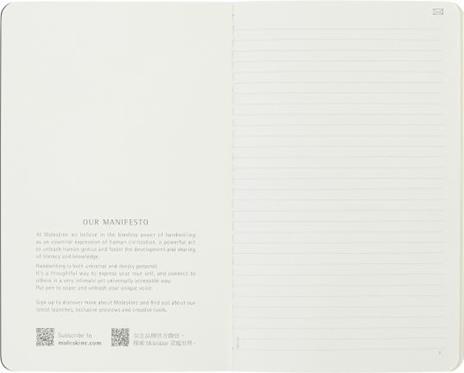 Taccuino Moleskine Smart Cahier, Large, a righe, 2 pz, nero - 13 x 21 cm - 3