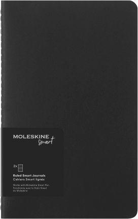 Taccuino Moleskine Smart Cahier, Large, a righe, 2 pz, nero - 13 x 21 cm - 4