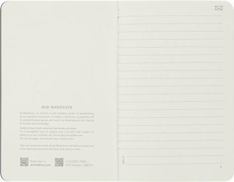 Taccuino Moleskine Smart Cahier, Pocket, a righe, 2 pz, nero - 9 x 14 cm - 3