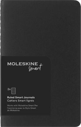 Taccuino Moleskine Smart Cahier, Pocket, a righe, 2 pz, nero - 9 x 14 cm - 4