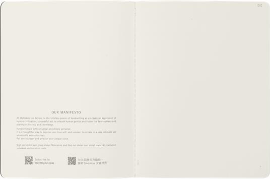 Taccuino Moleskine Smart Cahier, XL, a righe, 2 pz, nero - 19 x 25 cm - 3