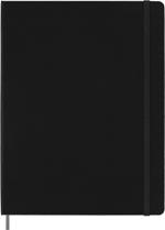 Taccuino Moleskine Smart, XL, a righe, nero - 19 x 25 cm