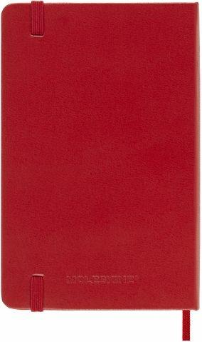 Agenda giornaliera Moleskine 2023, 12 mesi, Pocket, copertina rigida, Rosso scarlatto - 9 x 14 cm - 7