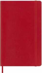 Cartoleria Agenda giornaliera Moleskine 2023, 12 mesi, Large, copertina morbida, Rosso scarlatto - 13 x 21 cm Moleskine