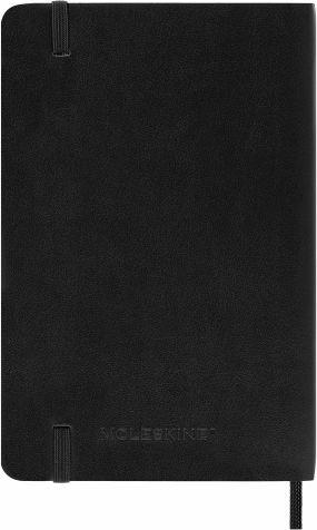 Agenda settimanale Moleskine 2023, 12 mesi con spazio per note, Pocket, copertina morbida, Nero - 9 x 14 cm - 7