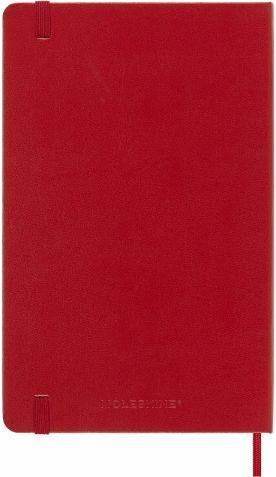 Agenda settimanale Moleskine 2023, 12 mesi con spazio per note, Large, copertina rigida, Rosso scarlatto - 13 x 21 cm - 7