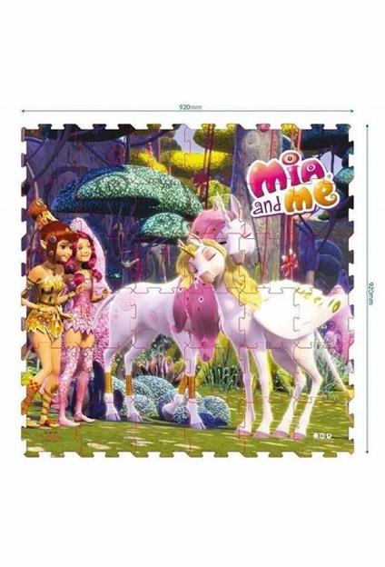 Forever Toys Mia & Me Tappeto per Bambini con Tasselli in Gomma Eva