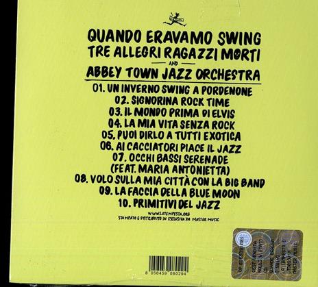 Quando eravamo swing. Tre allegri ragazzi morti - CD Audio + DVD di Tre Allegri Ragazzi Morti,Abbey Town Jazz Orchestra - 2
