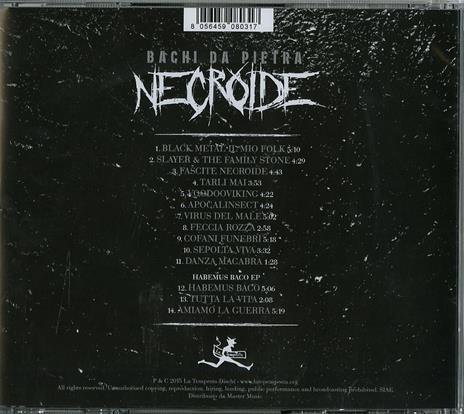 Necroide - CD Audio di Bachi da Pietra - 2