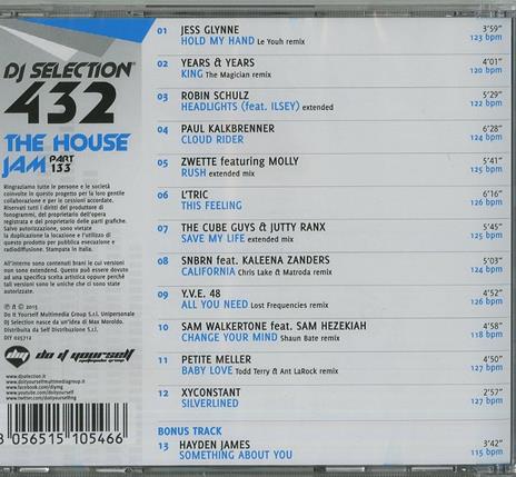 DJ Selection 432. The House Jam vol.133 - CD Audio - 2