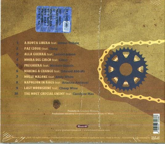 A ruota libera. Freewheeling (Digipack) - CD Audio di Graziano Romani - 2