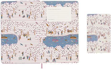 Taccuino Moleskine, a pagine bianche, Large, Limited Edition - Sakura panchina - 2