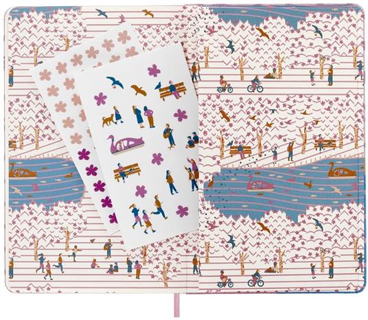 Taccuino Moleskine, a pagine bianche, Large, Limited Edition - Sakura panchina - 6