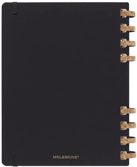 Agenda accademica spiralata Moleskine 2022-2023, 12 mesi, XL, Remake Midnight - 20,4 x 25,2 cm - 2