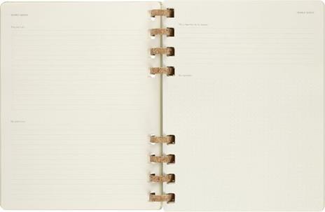 Agenda accademica spiralata Moleskine 2022-2023, 12 mesi, XL, Crush Kiwi - 20,4 x 25,2 cm - 7