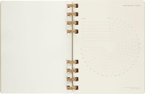 Agenda accademica spiralata Moleskine 2022-2023, 12 mesi, XL, Crush Kiwi - 20,4 x 25,2 cm - 9