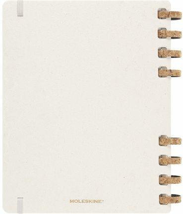 Agenda accademica spiralata Moleskine 2022-2023, 12 mesi, XL, Remake Oyster - 20,4 x 25,2 cm - 17