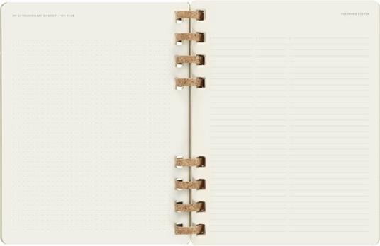 Agenda spiralata Moleskine 2023, 12 mesi, XL, Crush Olive - 20,4 x 25,2 cm - 6