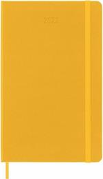 Agenda settimanale Moleskine 2023, 12 mesi, Large, copertina rigida, con spazio per note, arancione - 13 x 21 cm