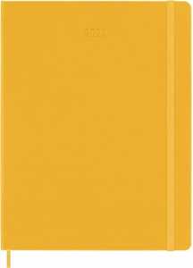 Cartoleria Agenda settimanale Moleskine 2023, 12 mesi, XL, copertina rigida, con spazio per note, arancione - 19 x 25 cm Moleskine