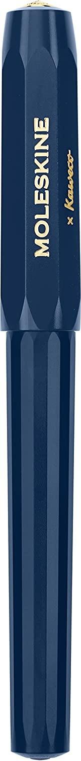 Moleskine x Kaweco, Penna a Sfera Ricaricabile in Plastica ABS Ricaricabile con 1,0 mm di Inchiostro Blu Incluso, Blu - 4