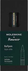 Cartoleria Moleskine x Kaweco, Penna a Sfera Ricaricabile in Plastica ABS Ricaricabile con 1,0 mm di Inchiostro Blu Incluso, Verde Moleskine