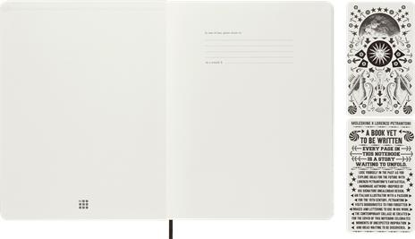 Taccuino a righe Moleskine Lorenzo Petrantoni + adesivi in cofanetto da collezione - 3