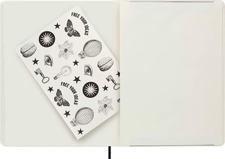 Taccuino a righe Moleskine Lorenzo Petrantoni + adesivi in cofanetto da collezione - 6