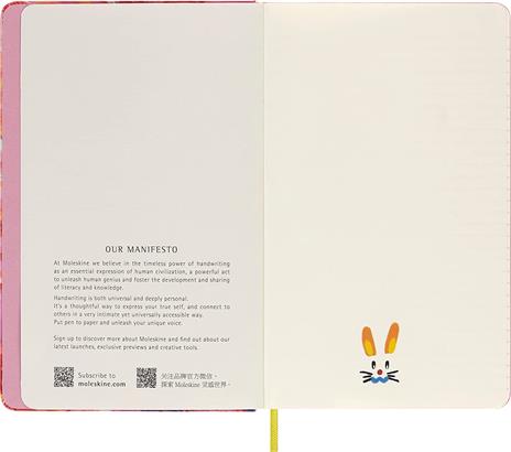 Year of the Rabbit. Taccuino Limited Edition by Angel Chenlarge, copertina rigida in tessuto, a righe - 3