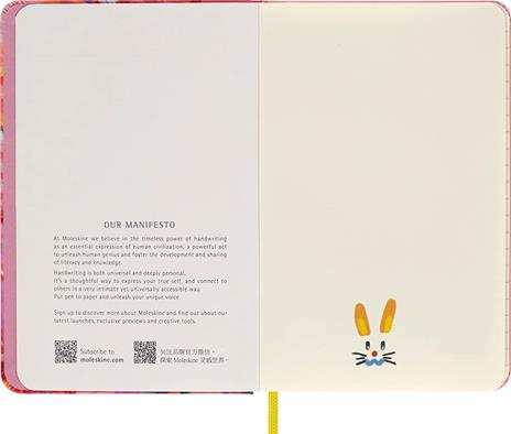 Year of the Rabbit. Taccuino Limited Edition by Angel Chenpocket, copertina rigida in tessuto, a righe - 3