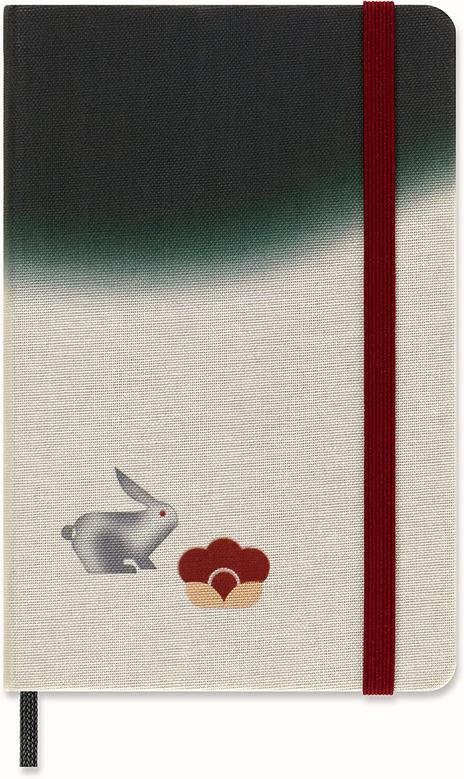 Year of the Rabbit. Taccuino Limited Edition by Minju Kimpocket, copertina rigida in tessuto, a righe
