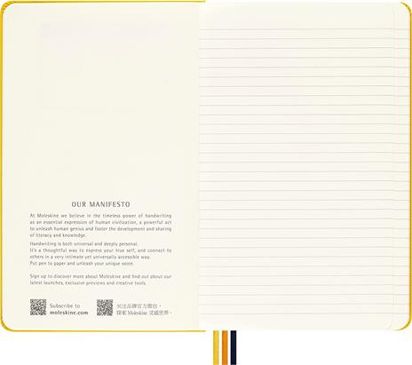 Taccuino Moleskine K-Way, a righe, blu, Large - 13 x 21 cm - 3