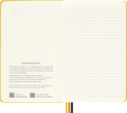 Taccuino Moleskine K-Way, a righe, blu, Large - 13 x 21 cm - 3