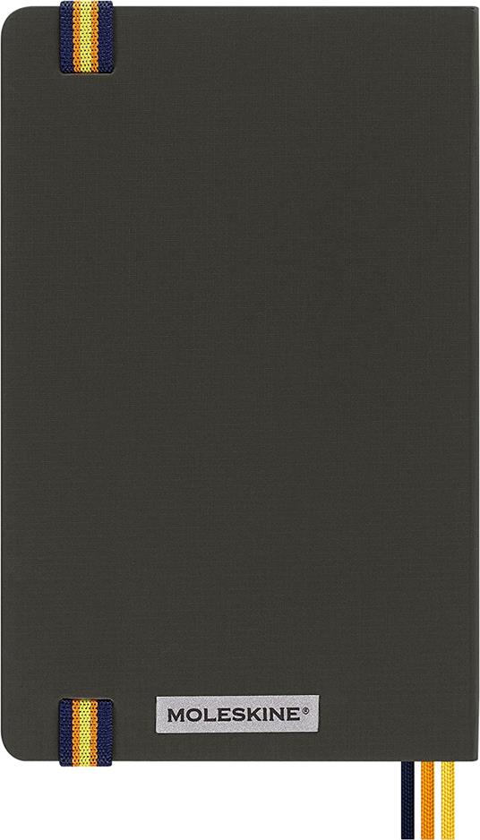 Taccuino Moleskine K-Way, a pagine bianche, verde, Large - 13 x 21 cm - 2