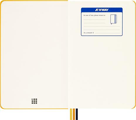Taccuino Moleskine K-Way, a pagine bianche, arancione, Large - 13 x 21 cm - 4