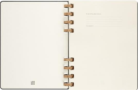 Planner accademico mensile orizzontale Moleskine 2024, 12 mesi, XL, copertina rigida, Nero - 20,4 x 25,2 cm - 2
