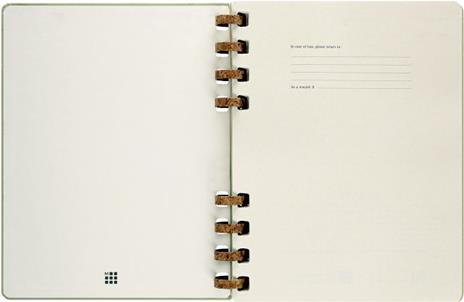 Planner accademico mensile orizzontale Moleskine 2024, 12 mesi, XL, copertina rigida, Kiwi - 20,4 x 25,2 cm - 2