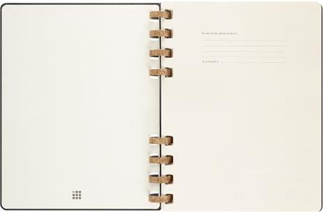 Planner Spiral mensile orizzontale Moleskine 2024, 12 mesi, XL, copertina rigida, Nero - 20, 4 x 25, 2 cm - 2