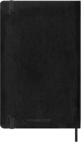 Agenda Moleskine giornaliera 2024, 12 mesi, Large, copertina morbida, Nero - 13 x 21 cm - 6